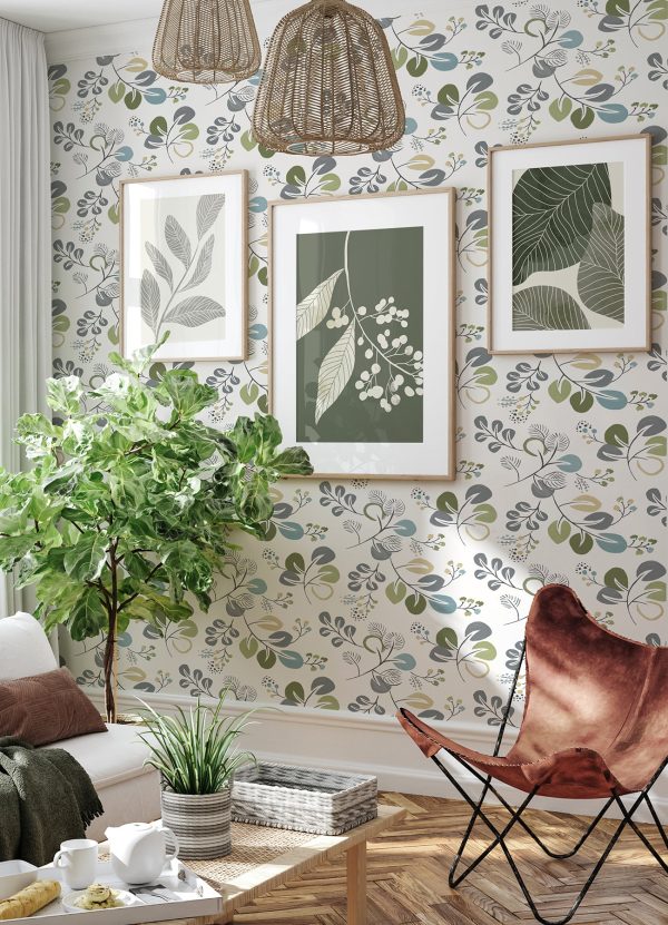 Jonah Leaf Trail Wallpaper Online Sale - Image 4