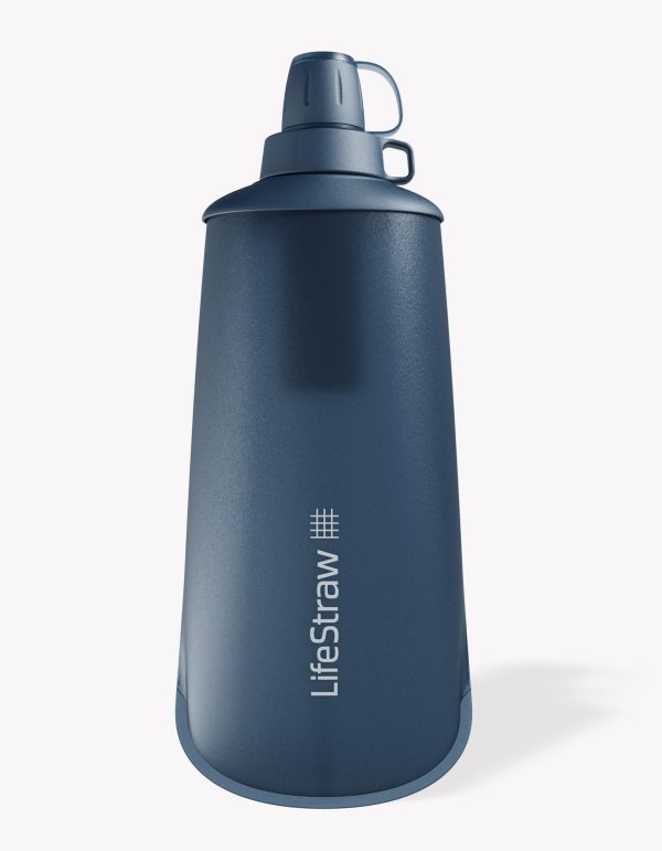 LifeStraw Peak Series Collapsible Squeeze 1L Bottle with Filter Discount