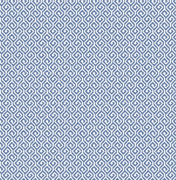 Sete Coral Greek Key Wallpaper on Sale - Image 5