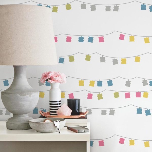 Lanterns Peel and Stick Wallpaper Sale - Image 3