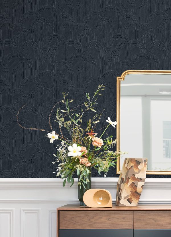 Cabo Rippled Arches Wallpaper Online Sale - Image 3