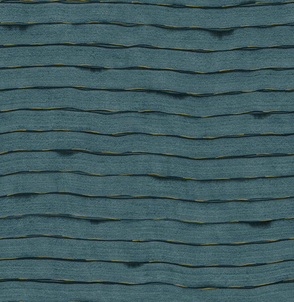 Naia Horizontal Wavy Lines Wallpaper For Sale - Image 4