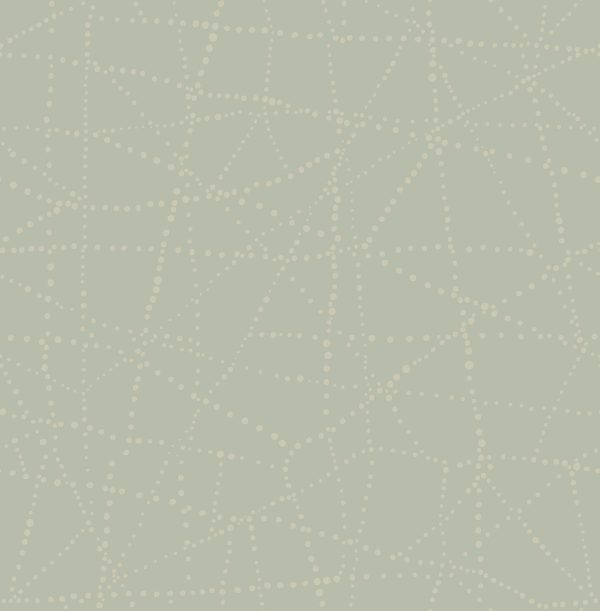 Alcott Sage Dotted Wallpaper Hot on Sale