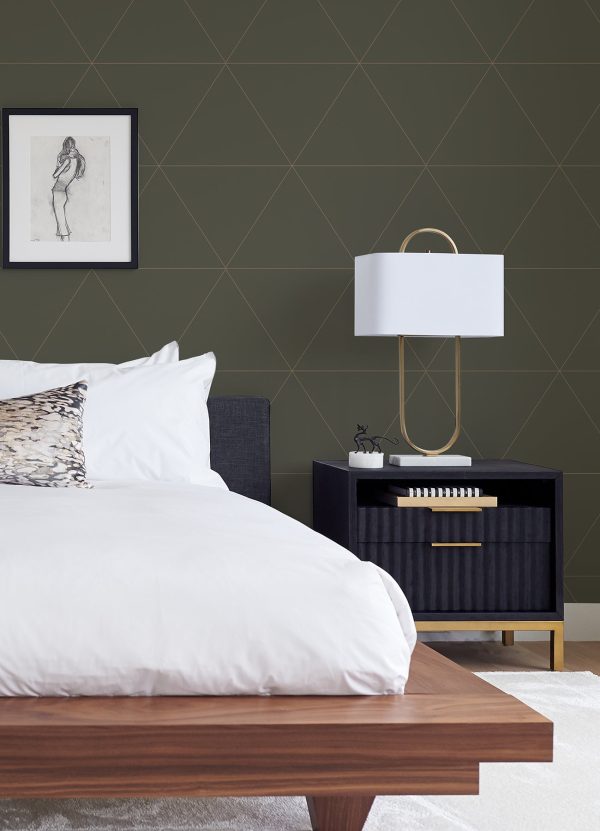 Twilight Geometric Wallpaper Hot on Sale - Image 2