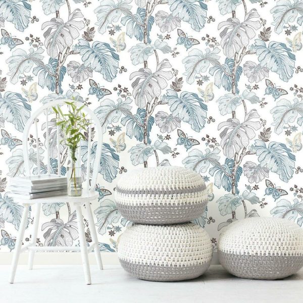 Boho Palm Peel and Stick Wallpaper Cheap - Image 4