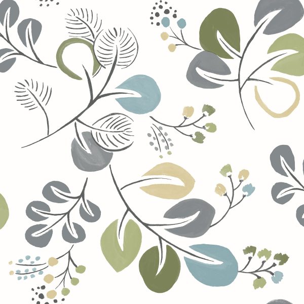 Jonah Leaf Trail Wallpaper Online Sale - Image 3