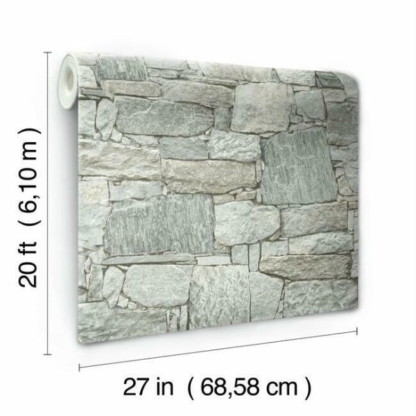 Chateau Stone Premium Peel + Stick Wallpaper Sale - Image 5