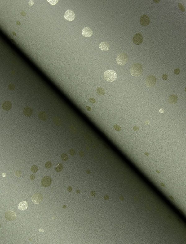 Alcott Sage Dotted Wallpaper Hot on Sale - Image 2