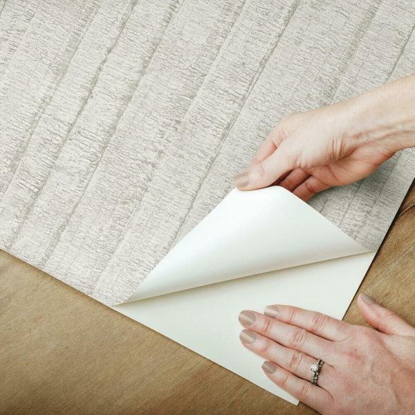 Crackled Stria Texture Peel and Stick Wallpaper Supply - Image 3