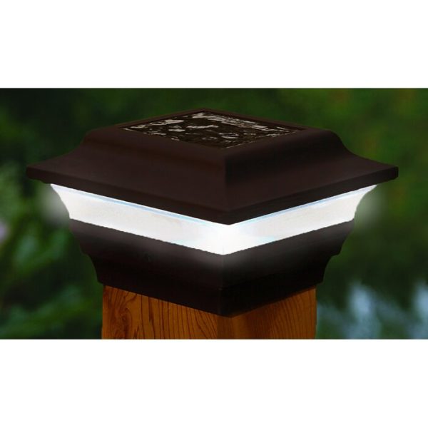 Imperial Solar Powered Integrated LED Fence Post Cap 142ms For Sale