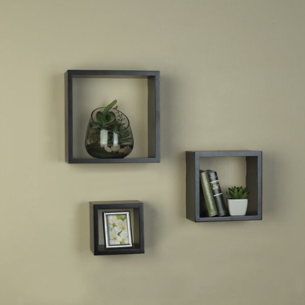 3 Piece Square Shelf Set #2531HW Online Hot Sale - Image 4