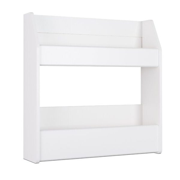 Kinard 24 Bottle Wall Mounted Wine Bottle & Glass Rack White #2529HW For Cheap - Image 4