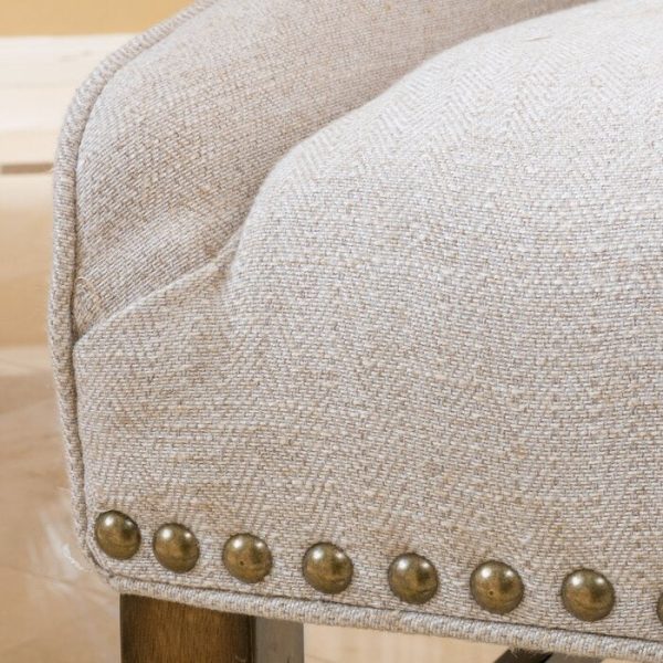 Linen Upholstered Side Chair (370MM) For Cheap - Image 4