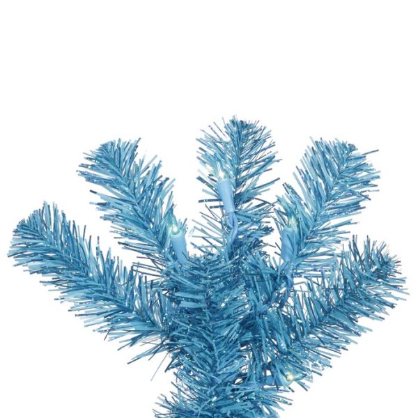 Sky Blue Pine Artificial Christmas Tree AP94 Online - Image 2