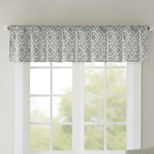 Lippert Print Light-Filtering Window Valance (Set of 4) Grey- 21AH on Sale
