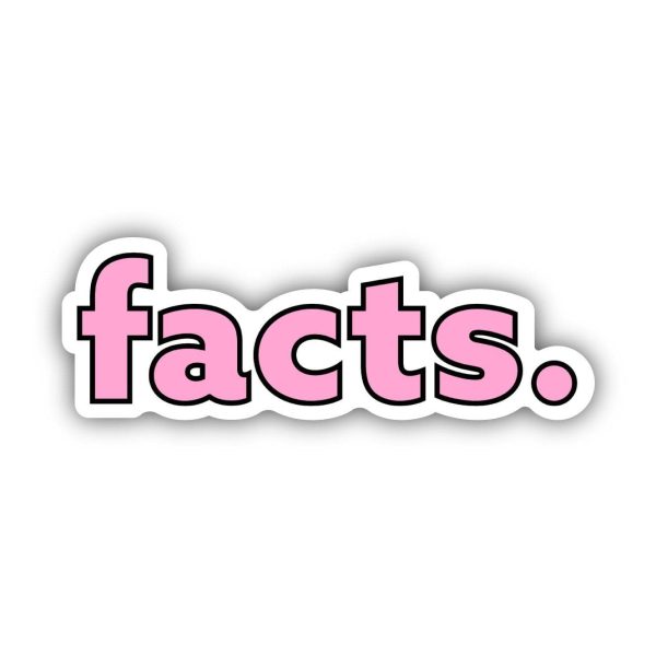 Facts. Pink Aesthetic Sticker Cheap